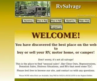 Rvsalvage.com(RV Salvage) Screenshot
