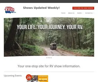 RVshowusa.com(RV Shows in the USA) Screenshot