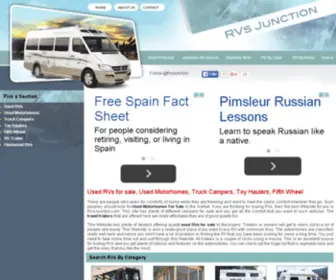 RVsjunction.com(Used RVs for Sale) Screenshot