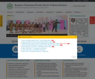 RVSKVV.net(Rajmata Vijayaraje Scindia Krishi Vishwavidyalaya) Screenshot