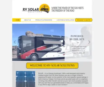 Rvsolarsolutions.com(RV Solar Solutions) Screenshot