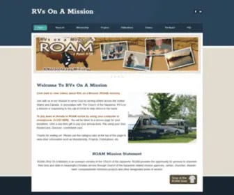 Rvsonamission.org(RVs On A Mission) Screenshot