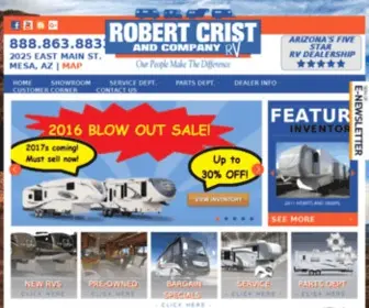 RVSrfun.com(Robert Crist and Company RV) Screenshot