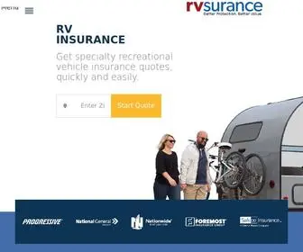 Rvsurance.com(Discover Affordable RV Insurance) Screenshot