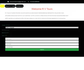 Rvtours.co.in(R V tours And Travels) Screenshot