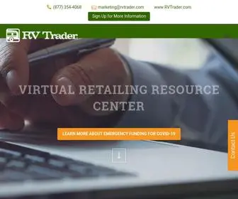 RVtradermediakit.com(Virtual Retailing Resource Center) Screenshot