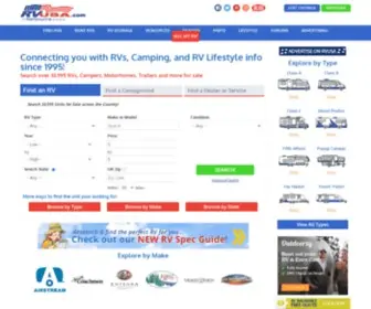 Rvusa.com(RVs for Sale Nationwide) Screenshot