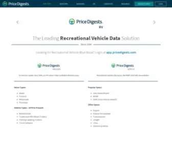 Rvvaluesonline.com(RV Data) Screenshot