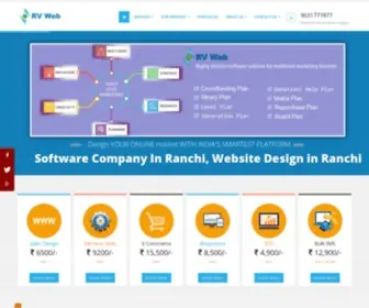 Rvweb.in(Software Company in Ranchi) Screenshot