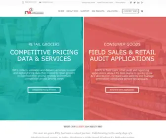 RW3.com(Software and Insights for Brands and Retailers) Screenshot