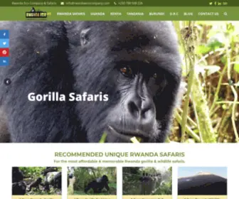 Rwandaecocompany.com(Rwanda Safaris) Screenshot