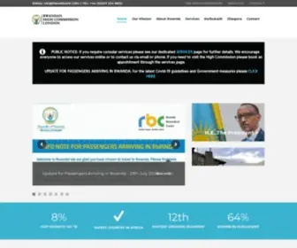 Rwandahc.org(Rwanda High Commission) Screenshot