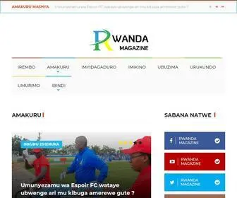 Rwandamagazine.com(RWANDA MAGAZINE) Screenshot