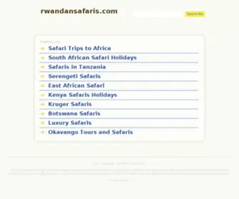 Rwandansafaris.com(Rwanda Safaris) Screenshot