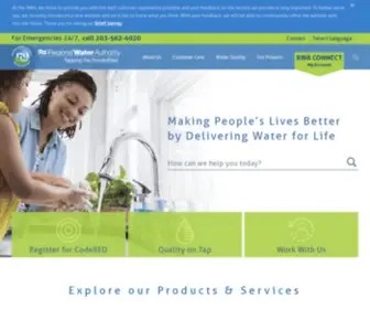 Rwater.com(The regional water authority) Screenshot
