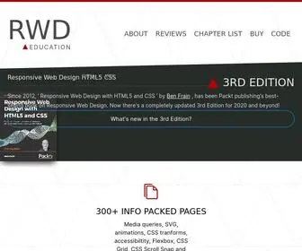 RWD.education(Responsive Web Design with HTML5 and CSS by Ben Frain) Screenshot