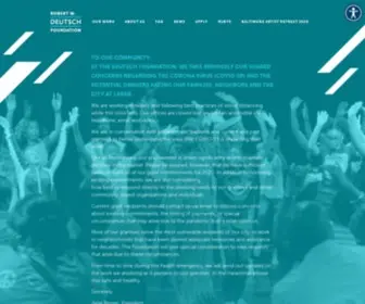 RWdfoundation.org(Robert W) Screenshot
