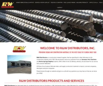 Rwdist.com(Construction Material Supplier) Screenshot