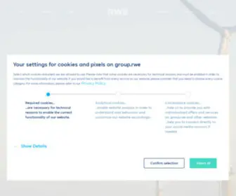 Rwe-Renewables.com(Our energy for a sustainable life) Screenshot