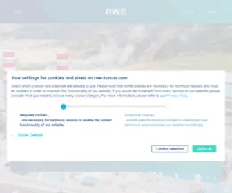 Rwe-Turcas.com(RWE & Turcas Güney Elektrik Üretim A.Ş) Screenshot