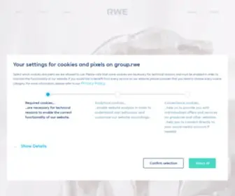 Rwe.com(Wir haben den Neustart gewagt) Screenshot