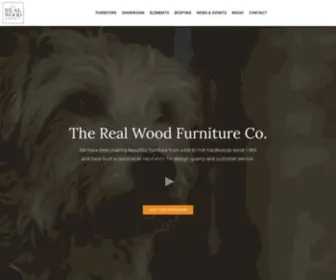 RWfco.com(Real Wood Furniture Co) Screenshot