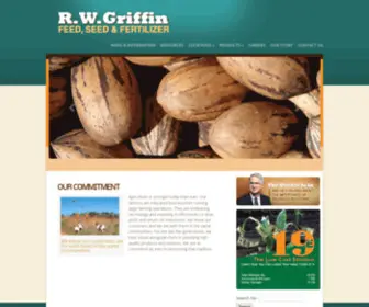 RWgriffin.com(Feed, Seed and Fertilizer in Georgia) Screenshot