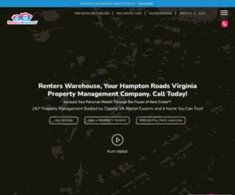 Rwhamptonroads.com(Renters Warehouse Hampton Roads Virginia Property Management) Screenshot