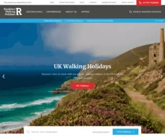 RWHtravel.com(Ramblers Walking Holidays) Screenshot