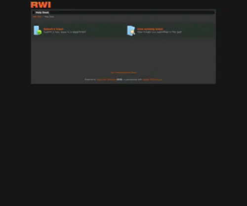 Rwihelp.com(Help Desk) Screenshot