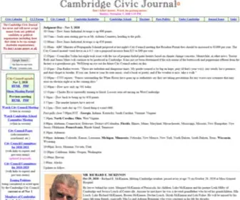 Rwinters.com(Cambridge Civic Journal) Screenshot