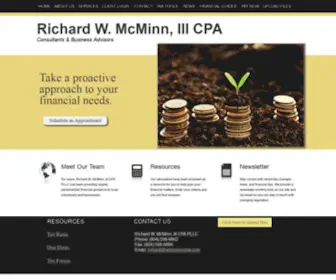 RWMcminncPa.com(McMinn, III CPA PLLC) Screenshot