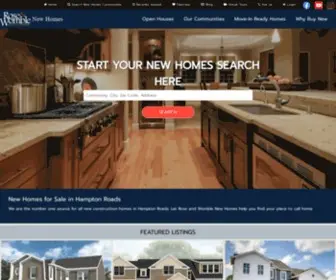 Rwnewhomes.com(New Home Construction) Screenshot