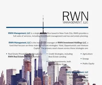 RWNMGMT.com(RWN Management) Screenshot