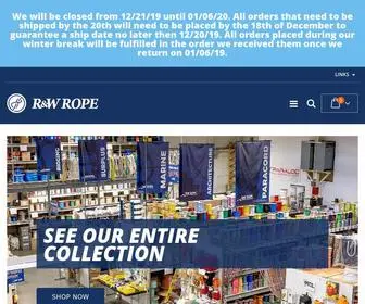 Rwrope.com(Rope Store) Screenshot