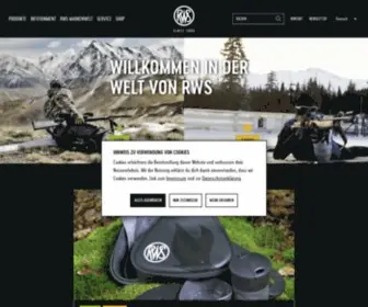 RWS-Ammunition.com(RWS ammunition for hunters and sport shooters) Screenshot