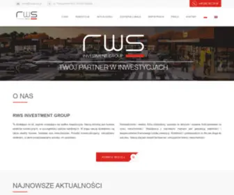 RWSgroup.pl(RWS Investment Group) Screenshot