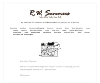 Rwsummers.com(Summers Bamboo Fly Rods Company) Screenshot