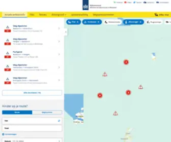 RWsverkeersinfo.nl(Rijkswaterstaat Verkeersinformatie) Screenshot