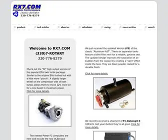 RX-7.com(RX7.COM Performance and Repair Parts for RX) Screenshot