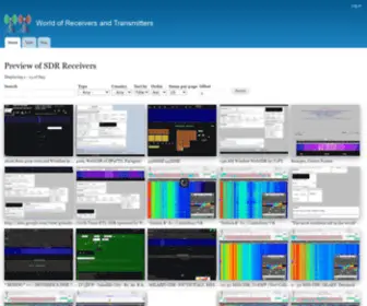 RX-TX.info(Preview of SDR Receivers) Screenshot