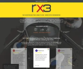 RX3Cardetailing.com(Mobile Car Detailing in Hayward) Screenshot