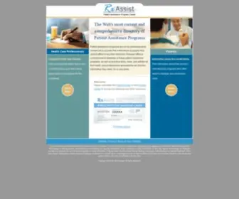 Rxassist.org(Patient Assistance Programs) Screenshot