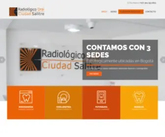 Rxciudadsalitre.co(Radiológico Oral Ciudad Salitre) Screenshot