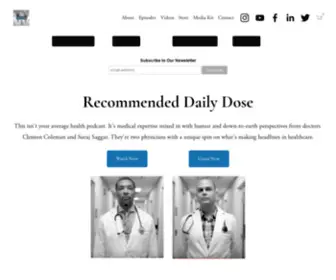 Rxdailydose.com(Recommended Daily Dose) Screenshot