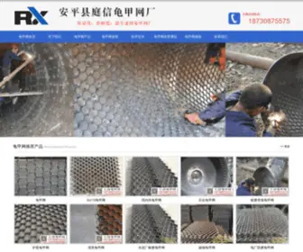 Rxguijiawang.com(热线：18730875575】安平县庭信龟甲网厂是龟甲网) Screenshot