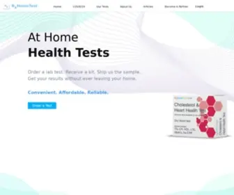 Rxhometest.com(At-Home Lab Tests) Screenshot