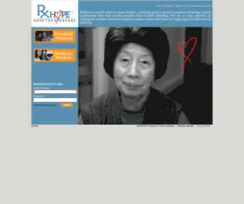 Rxhope.com(Patient Assistance Programs) Screenshot
