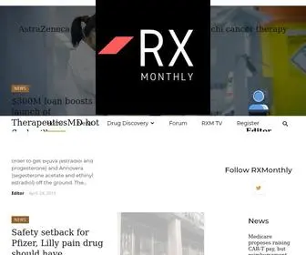 Rxmonthly.com(Biopharma and Biotech News) Screenshot