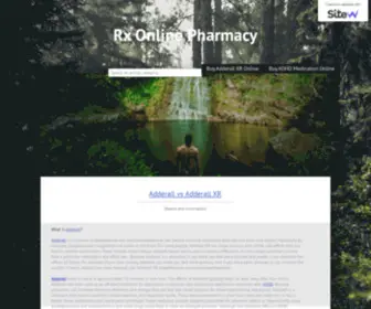 Rxonlinepharmacy.us(Buy Adderall Online) Screenshot